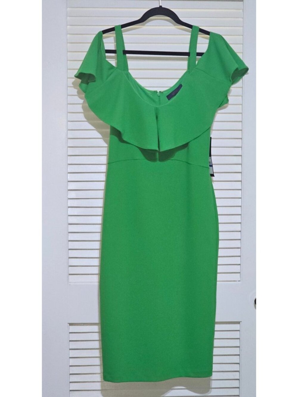 NWT Rachel Rachel Roy Women's Green Marcella Drapey Sheath Dress Size XL 2441 - Picture 15 of 16
